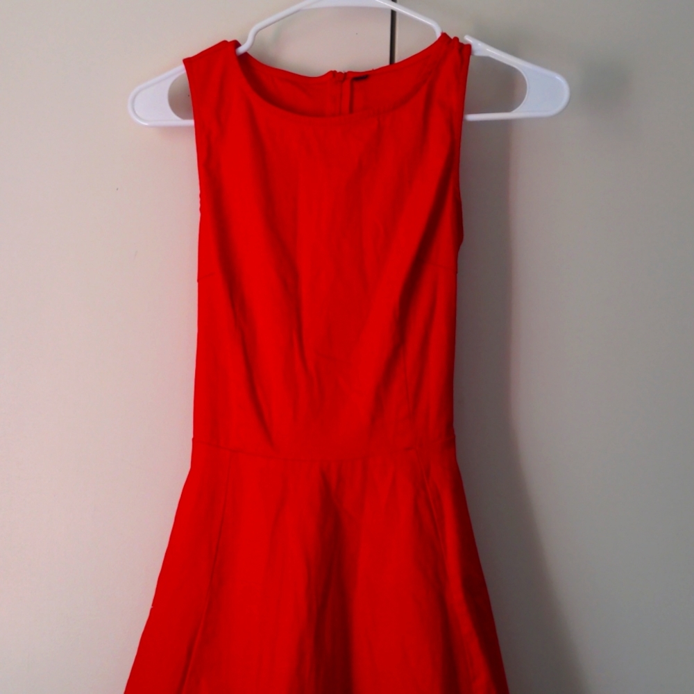 Red summer dress